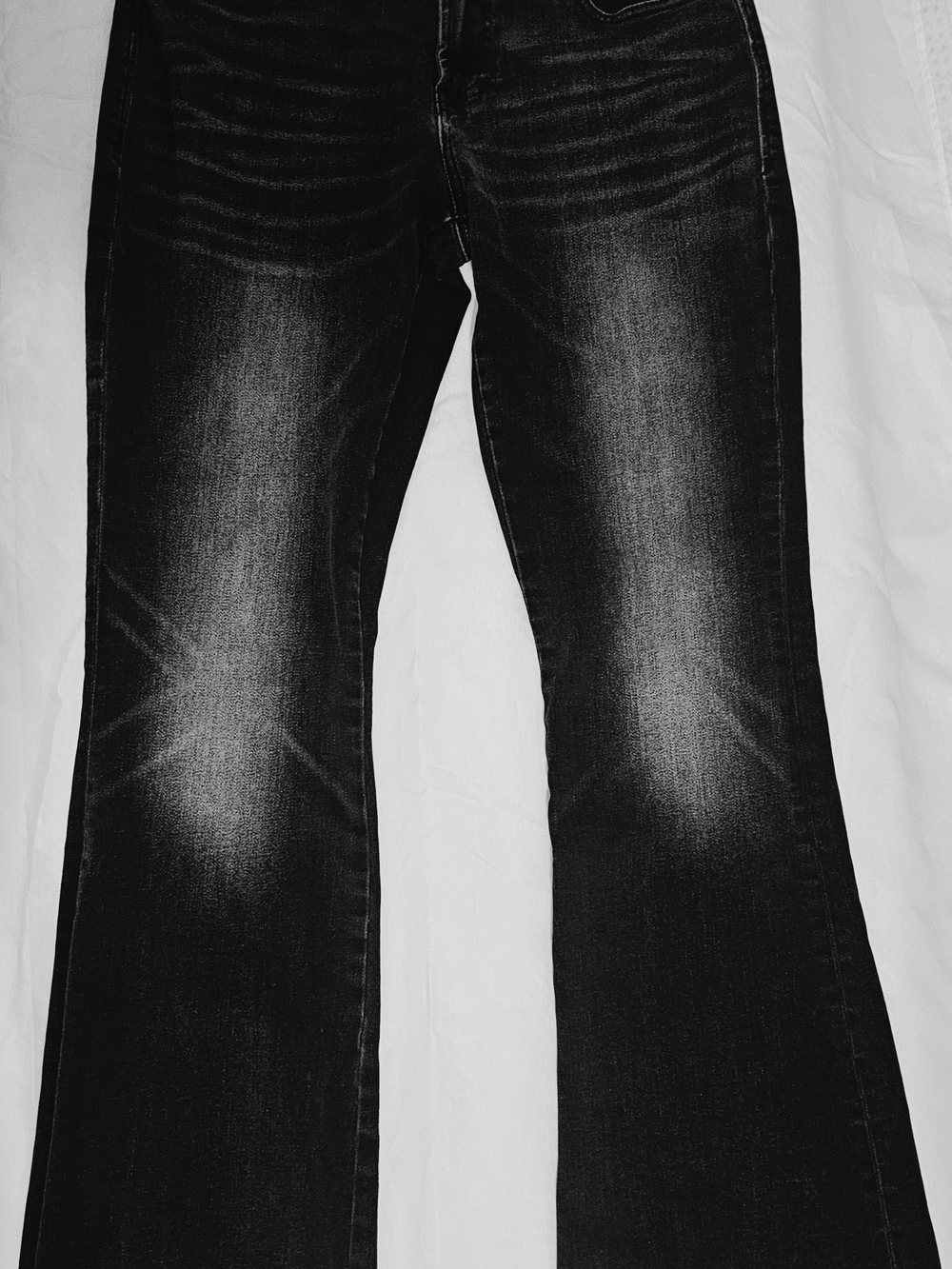 Dear John "ROSIE" Black Faded Flare Jeans
